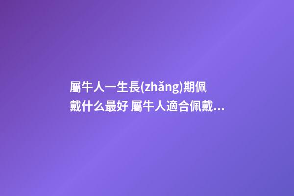 屬牛人一生長(zhǎng)期佩戴什么最好 屬牛人適合佩戴什么飾品-第1張-觀點(diǎn)-玄機(jī)派